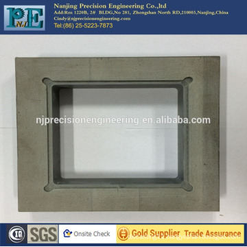 Custom precision cnc milling grey ABS plate from China factory